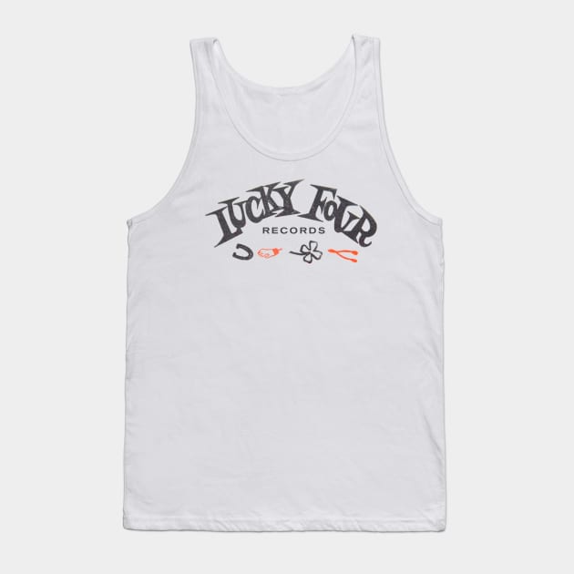 Lucky Four Records Tank Top by MindsparkCreative